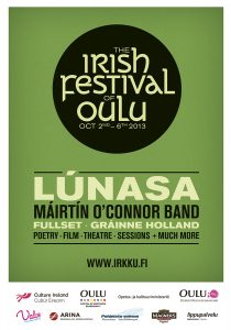 The Irish Festival of Oulu poster 2013